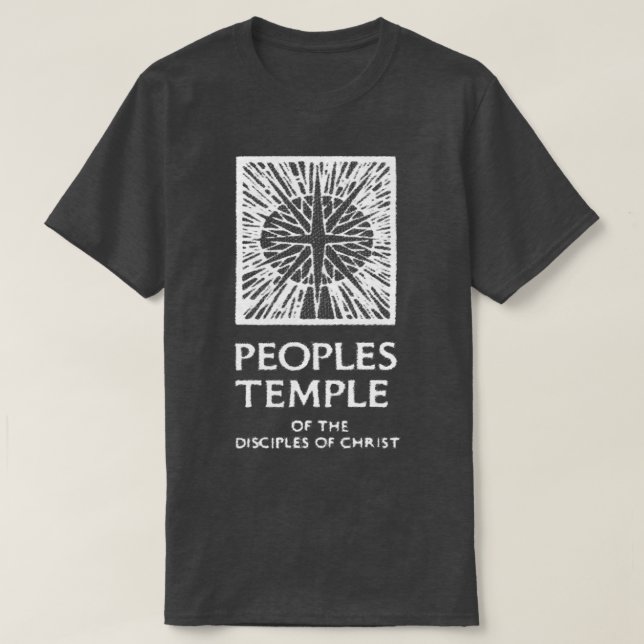 Camiseta Logo do Templo Jim Jones (Frente do Design)