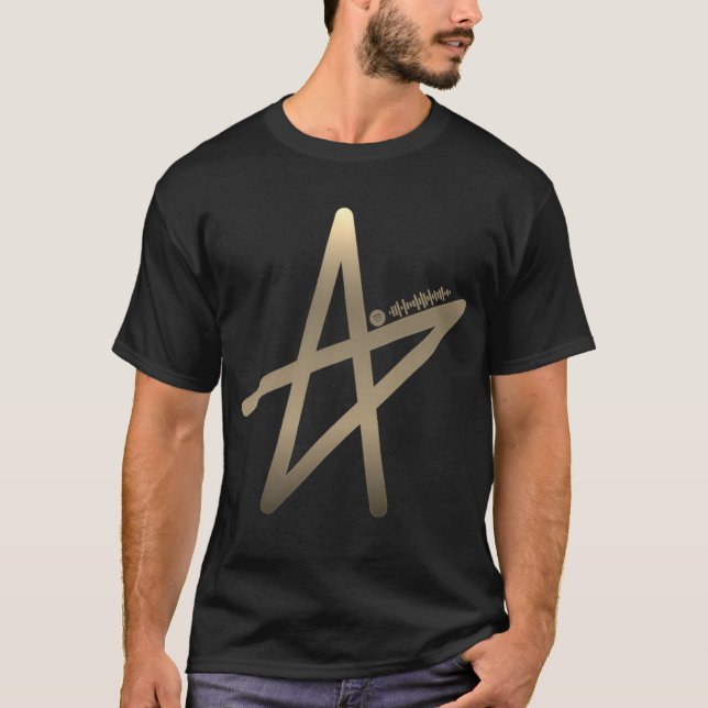 Camiseta Logo Dorado de Antonio Pedreño Martínez (Frente)