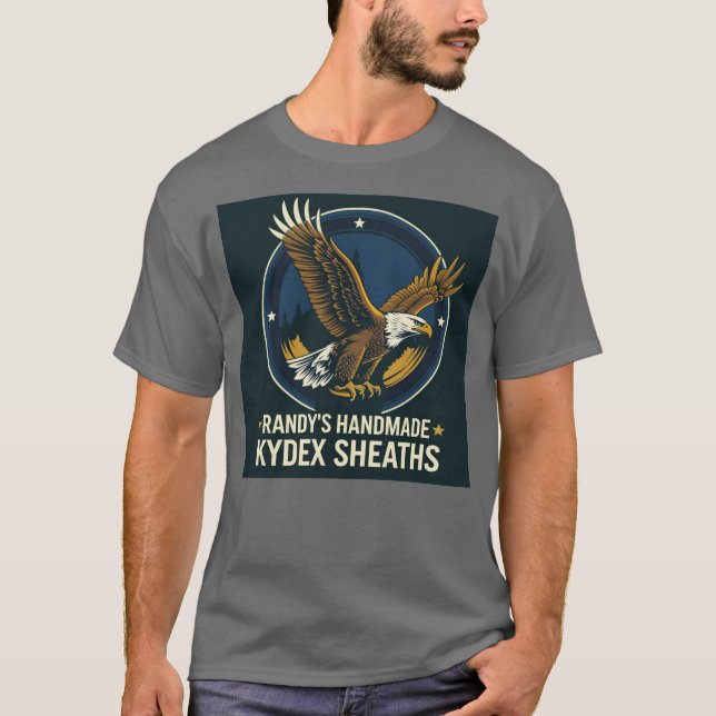 Camiseta Logo for Randy's Knives and Kydex (Frente)