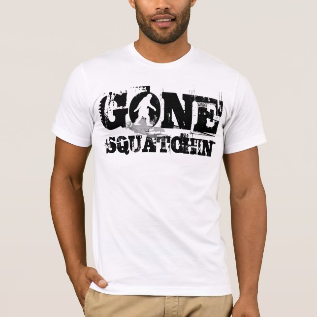 Camiseta Logo* ido do *white de Squatchin (Frente)