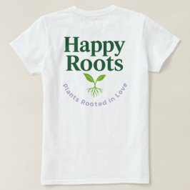 Camiseta Logo (Impressão Traseira) | Happy Roots