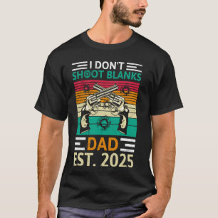 Camiseta Logo Pai, NÃO ATIRO VAZIOS PAI EST. 2025 Vintag
