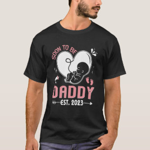 Camiseta Logo Para Ser Pai 2023, Baby Reveal, Mamãe Gravid
