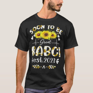 Camiseta Logo Ser Excelente Babci 2023 Dia de as mães De Gi