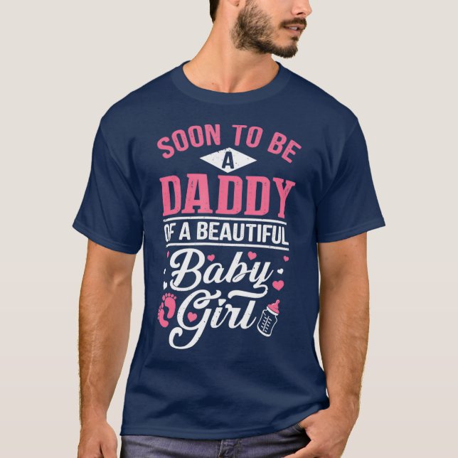 Camiseta Logo Ser Pai De Uma Linda Garota Nova (Frente)