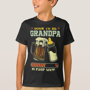Camiseta Logo Será Avô Est 2025 Anúncio de Gravidez