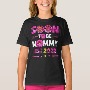 Camiseta Logo será Mamãe Est2022 Dia de as mães para a mãe