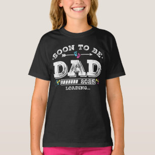 Camiseta Logo será Pai 2025 Carregando Garota