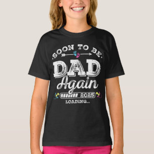 Camiseta Logo será Pai de novo 2025 Carregando Garota