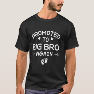 Camiseta Logo Serei Irmão Mais Velho Novamente Vou Ser Um G