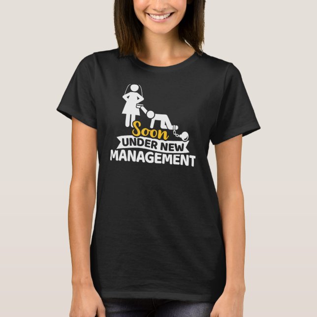 Camiseta Logo sob nova administração festa de despedida de  (Frente)
