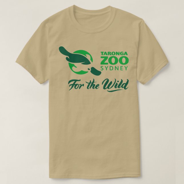 Camiseta Logotipo1 do Parque Zoológico Taronga (Frente do Design)