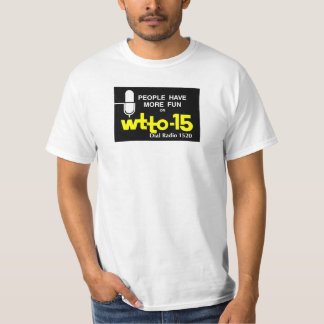 Camiseta Logotipo 1967 da era de WTTO 1520 AM Toledo
