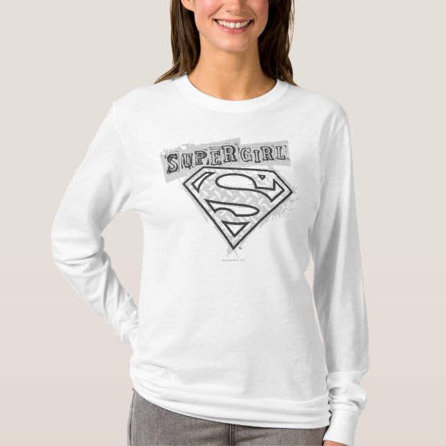 Camiseta Logotipo 1 de Supergirl (Frente)