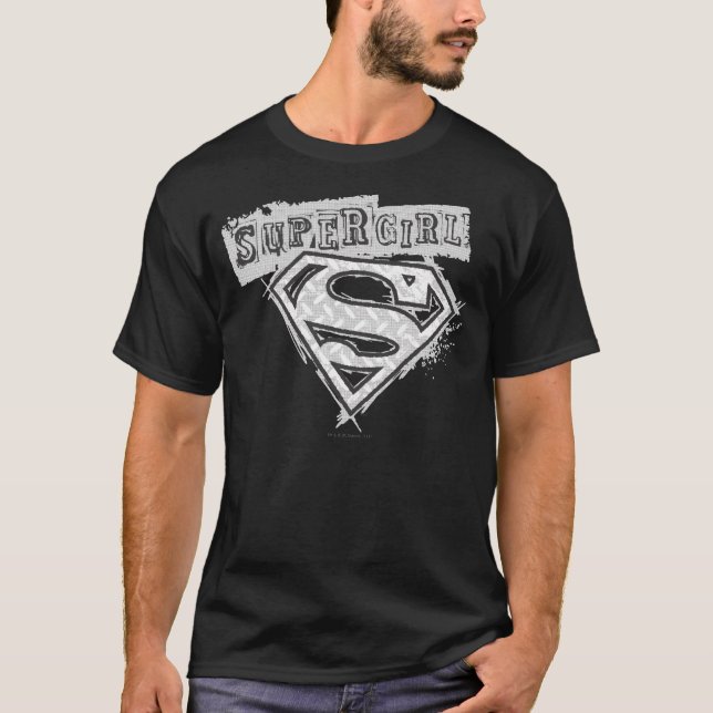 Camiseta Logotipo 1 de Supergirl (Frente)