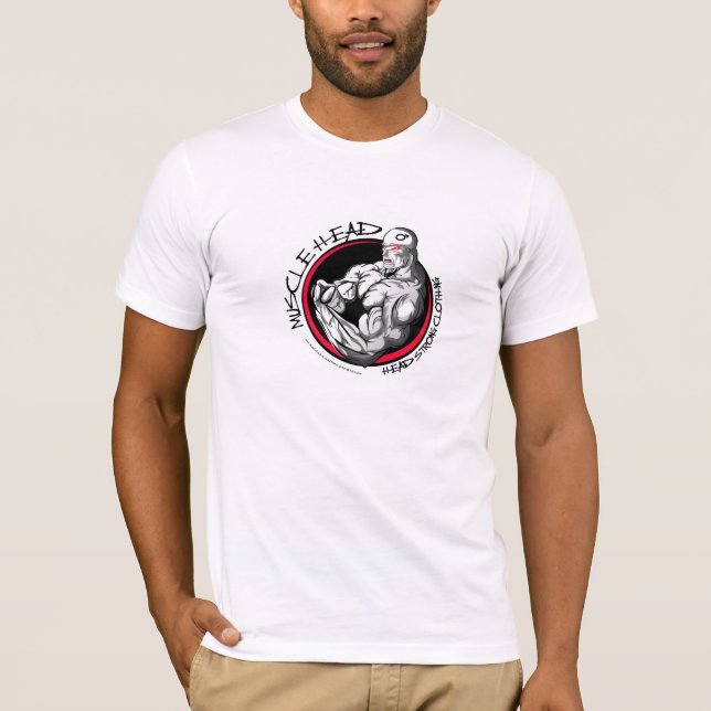 Camiseta Logotipo 2012 da cabeça do músculo (Frente)