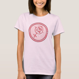 Camiseta Logotipo 2 do rosa da T-Camisa de PMS
