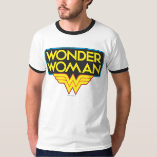 Camiseta Logotipo 3 da Mulher Maravilha