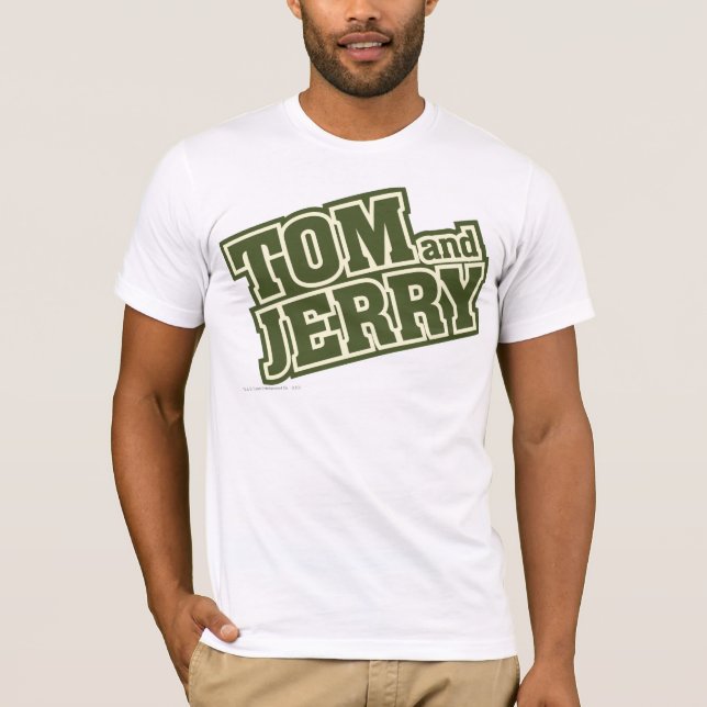 Camiseta Logotipo 3 de Tom e Jerry (Frente)