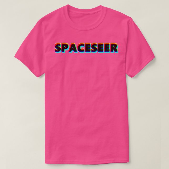 CAMISETA LOGOTIPO 3D DO SPACESEER (Frente do Design)