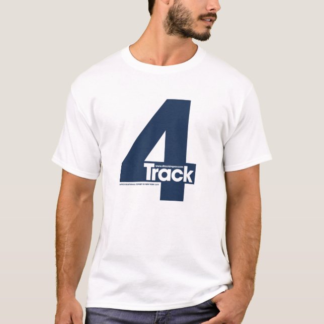Camiseta Logotipo 4Track grande (Frente)