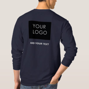 Camiseta Logotipo adicional da empresa empresarial personal
