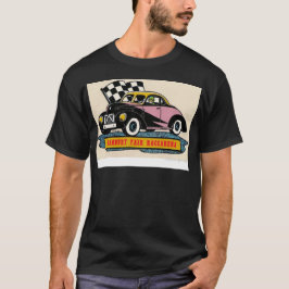 Camiseta Logotipo alterado de Danbury Racearena cupé justo