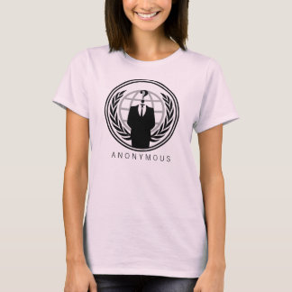 Camiseta logotipo anônimo