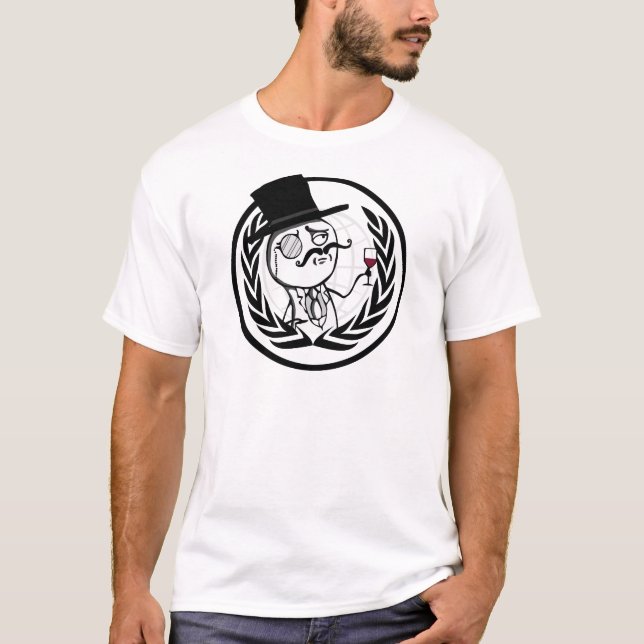 Camiseta Logotipo anónimo de LulzSec (Frente)