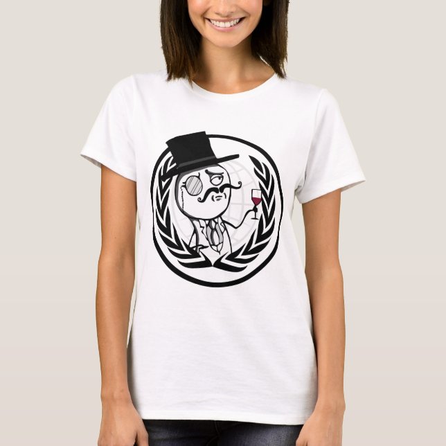 Camiseta Logotipo anónimo de LulzSec (Frente)