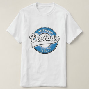 Camiseta logotipo antigo de antwerpen bélgica