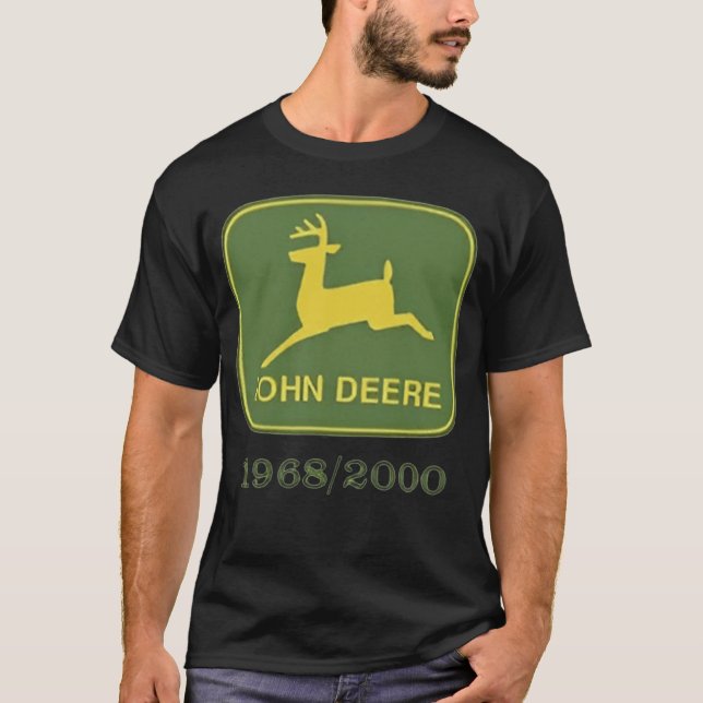 Camiseta Logotipo Antigo John Deere 1968-2000 (Frente)
