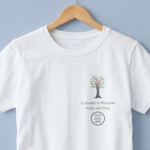 Camiseta Logotipo Árvore Mosaico