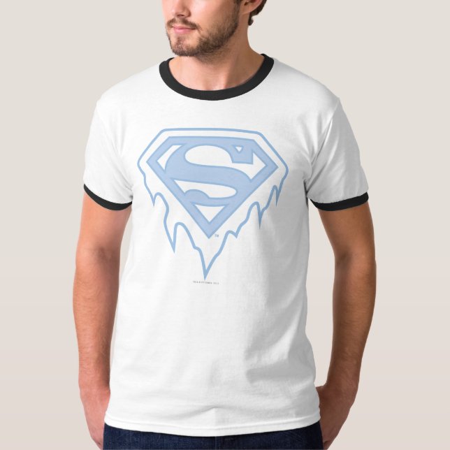 Camiseta Logotipo azul da Supergirl (Frente)