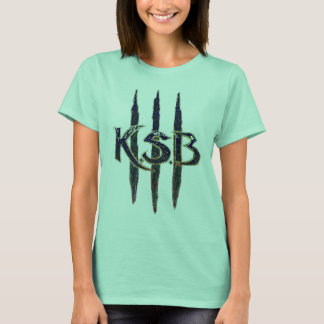 Camiseta Logotipo Azul Grunge do KSB