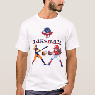 Camiseta Logotipo Baseball, Design de Esporte Personalizado