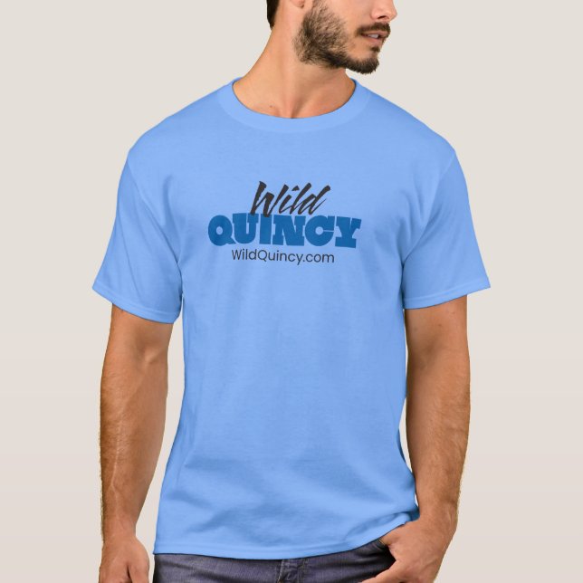 Camiseta Logotipo Básico de Quincy Selvagem (Frente)