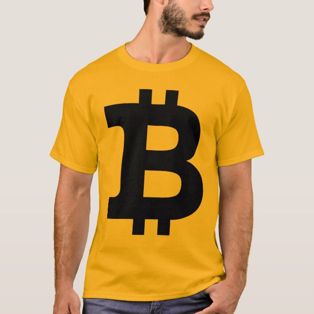 Camiseta Logotipo Bitcoin (Frente)