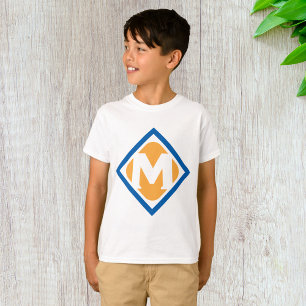 Camiseta Logotipo Bold Retro Metro M Emblema de Trânsito Ur