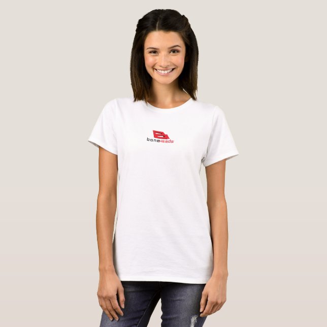 Camiseta logotipo boneHeads™ 26  (Frente Completa)