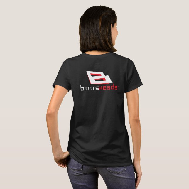 Camiseta logotipo boneHeads™ 26  (Parte Traseira Completa)