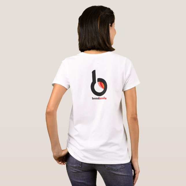 Camiseta logotipo boneHeads™ B2 26 (Parte Traseira Completa)