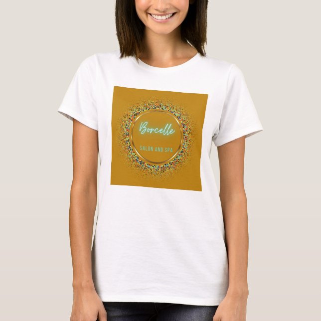 Camiseta Logotipo Borcelle Salon e Spa (Frente)