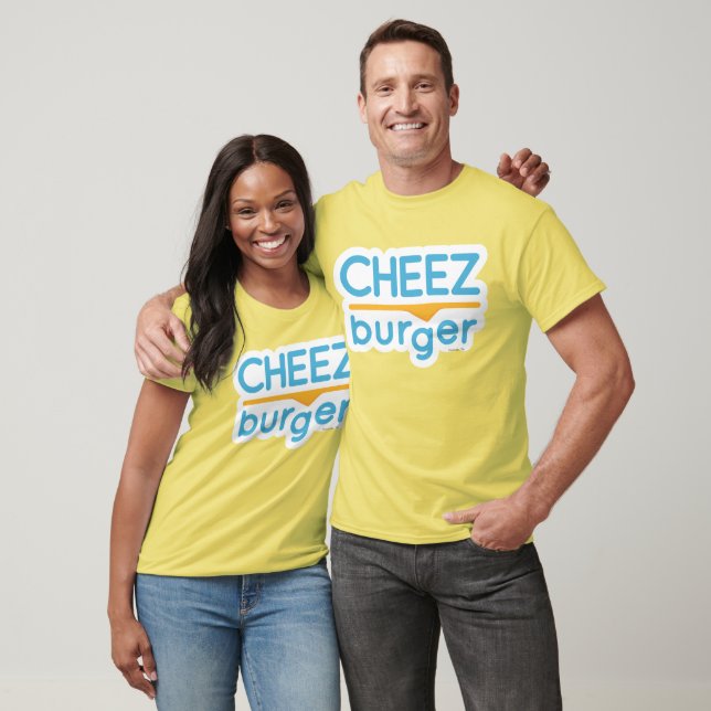 Camiseta Logotipo Cheezburger (cor) (Unissex)