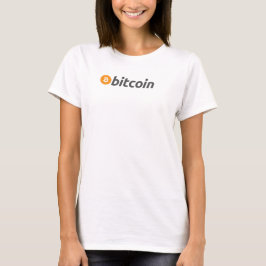 Camiseta Logotipo clássico de Bitmoeda com texto