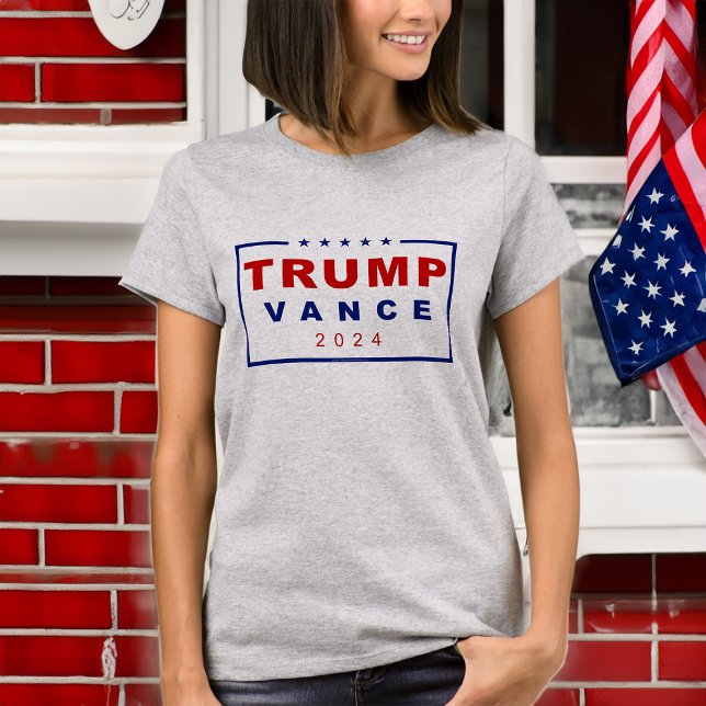 Camiseta Logotipo clássico do Trump Vance 2024 (trump vance 2024 log t-shirt)