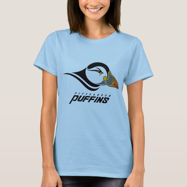 Camiseta Logotipo Clássico dos Pittsburgh Puffins (Frente)