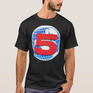 Camiseta Logotipo Clássico T-Shirt do Canal 5