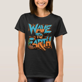 Camiseta Logotipo colorido Wave to Earth