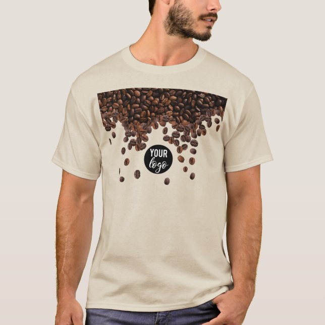 Camiseta Logotipo comercial do Café Beans Professional (Frente)
